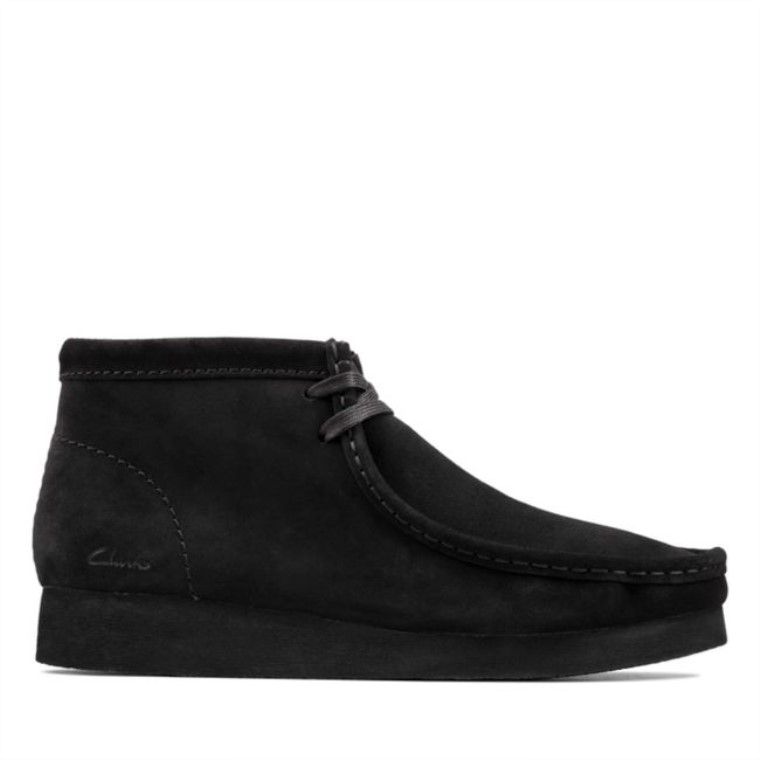Ante Negro Clarks Wallabee Boot2 Ante Negro