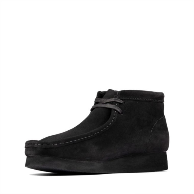 Ante Negro Clarks Wallabee Boot2 Ante Negro