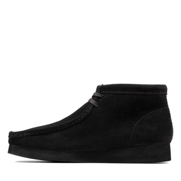 Ante Negro Clarks Wallabee Boot2 Ante Negro