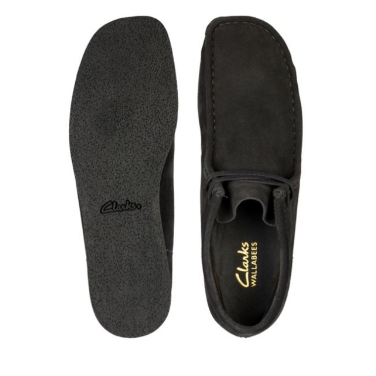 Ante Negro Clarks Wallabee Boot2 Ante Negro
