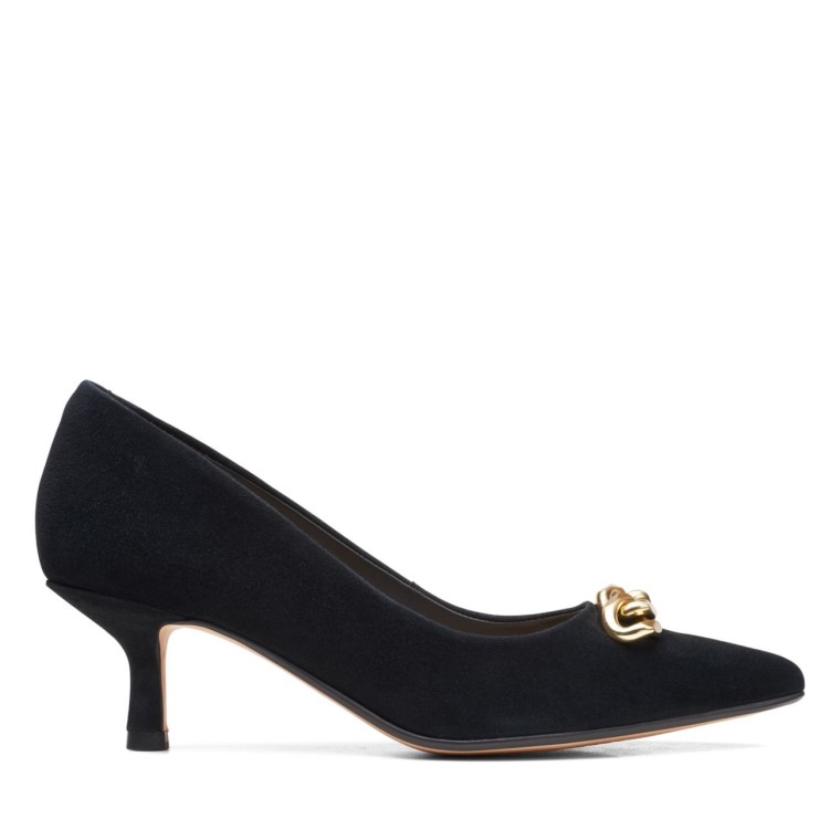 Ante Negro Ribete Violeta 55 Ante Negro Clarks