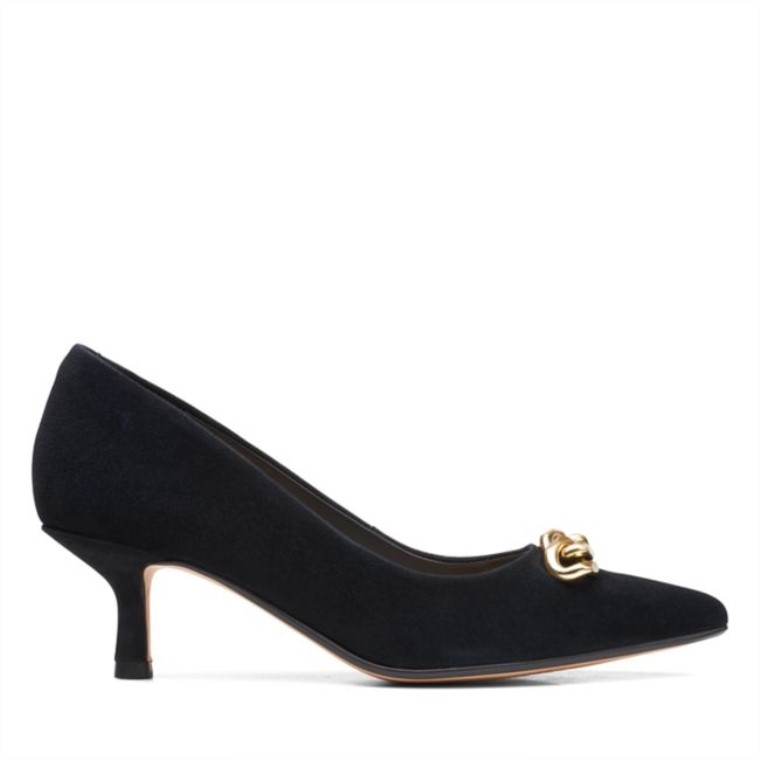 Ante Negro Ribete Violeta 55 Ante Negro Clarks