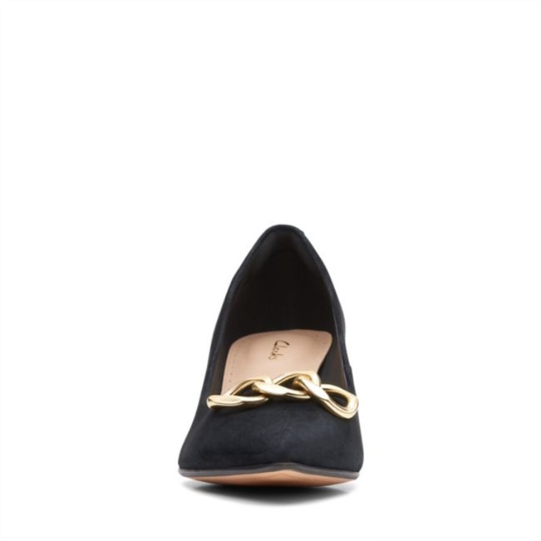 Ante Negro Ribete Violeta 55 Ante Negro Clarks