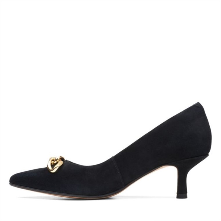 Ante Negro Ribete Violeta 55 Ante Negro Clarks