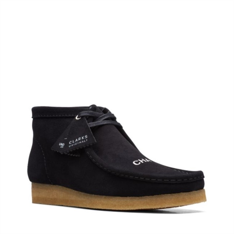 Botas Ante Negro Wallabee Clarks Botas Ante Negro