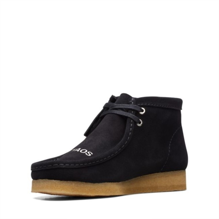 Botas Ante Negro Wallabee Clarks Botas Ante Negro