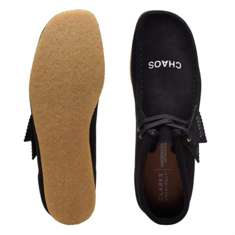 Botas Ante Negro Wallabee Clarks Botas Ante Negro