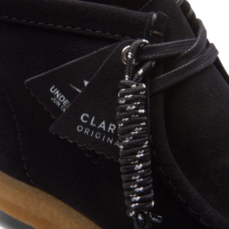 Botas Ante Negro Wallabee Clarks Botas Ante Negro