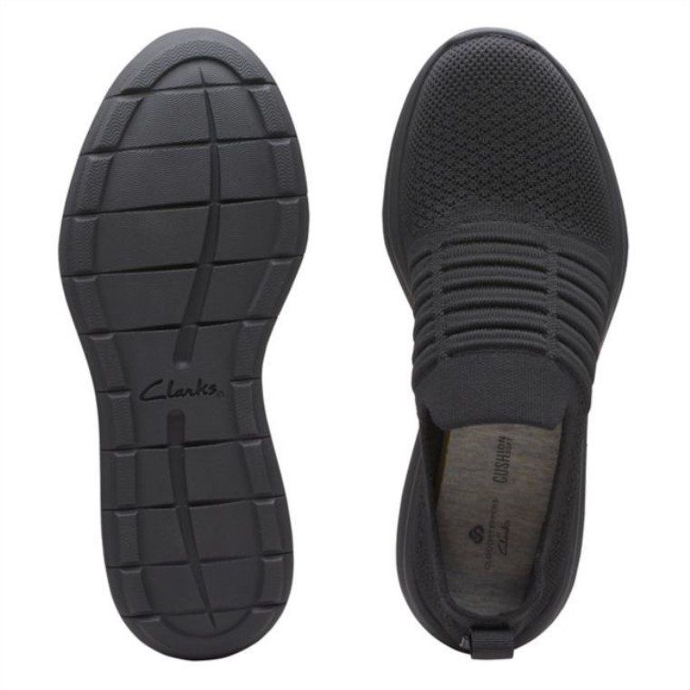 Textil Negro Clarks Ezera Walk Textil Negro