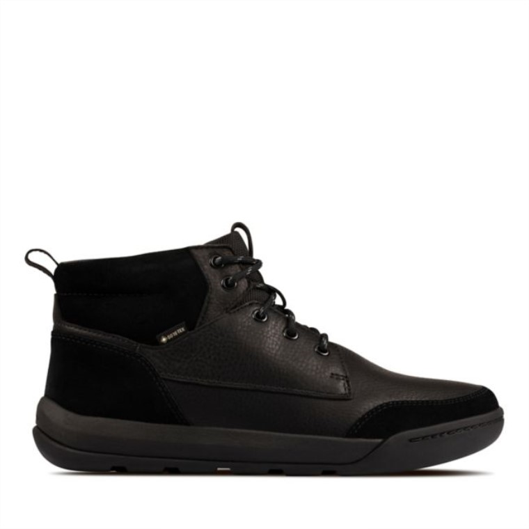 Cuero Con Forro Negro Clarks Ashcombe Hola Gore-tex Cuero Con Forro Negro Negro