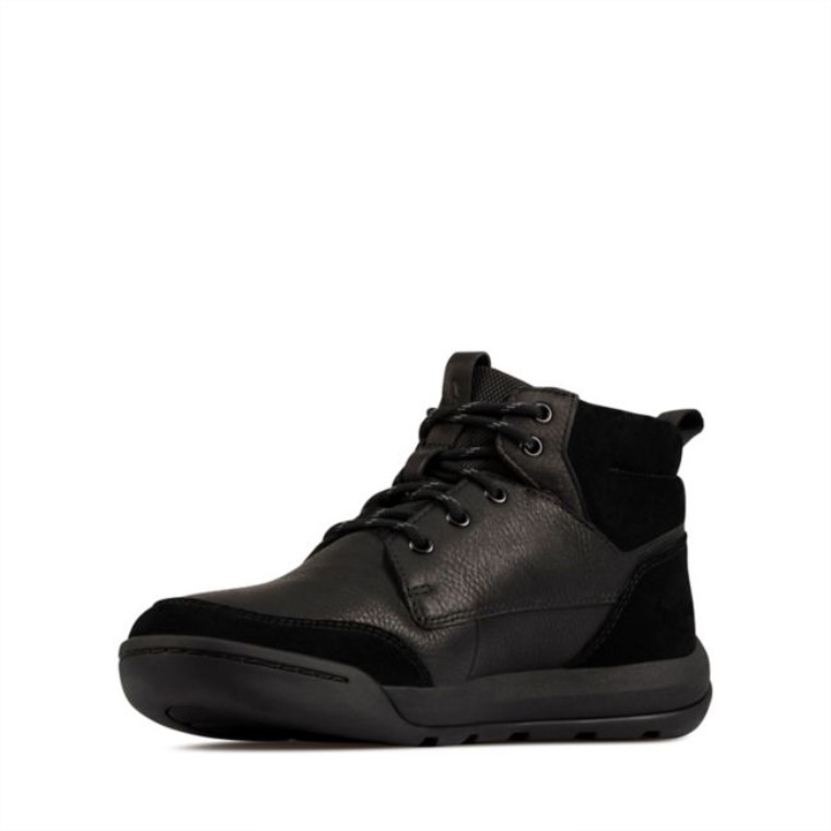 Cuero Con Forro Negro Clarks Ashcombe Hola Gore-tex Cuero Con Forro Negro Negro