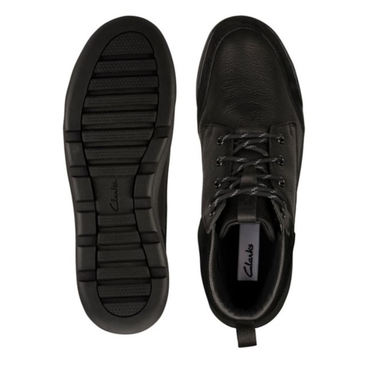 Cuero Con Forro Negro Clarks Ashcombe Hola Gore-tex Cuero Con Forro Negro Negro