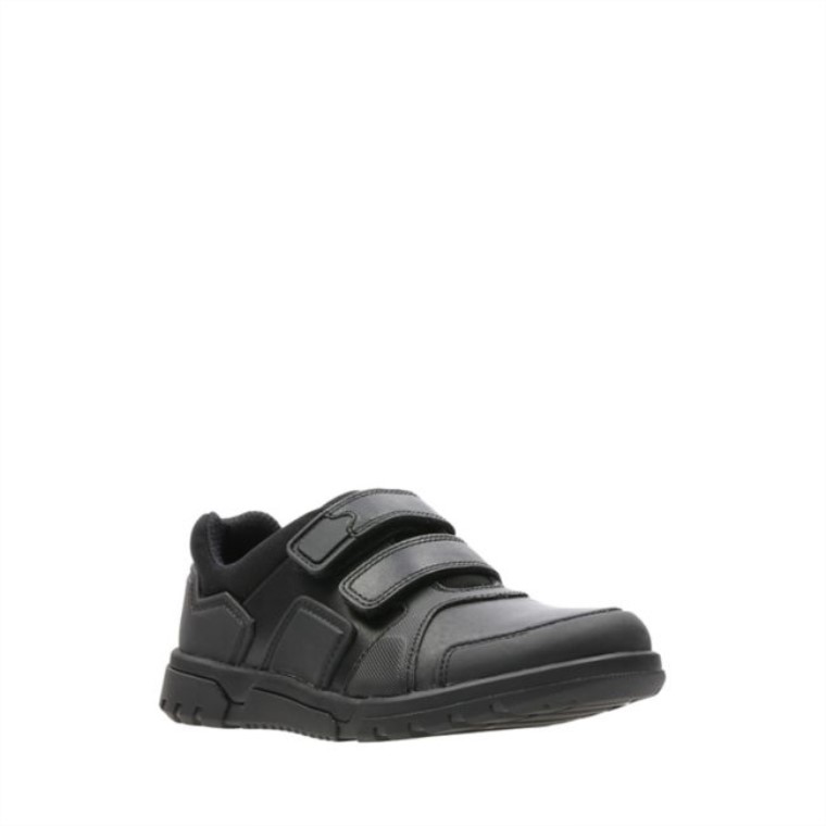 Blake Street Cuero Negro Clarks Cuero Negro