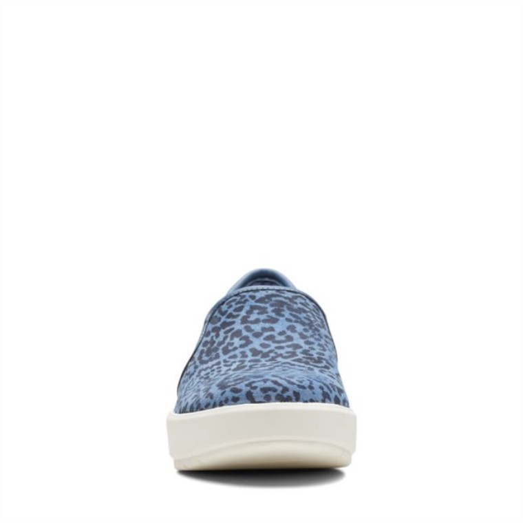 Azul Gris Clarks Layton Pétalo Azul Gris