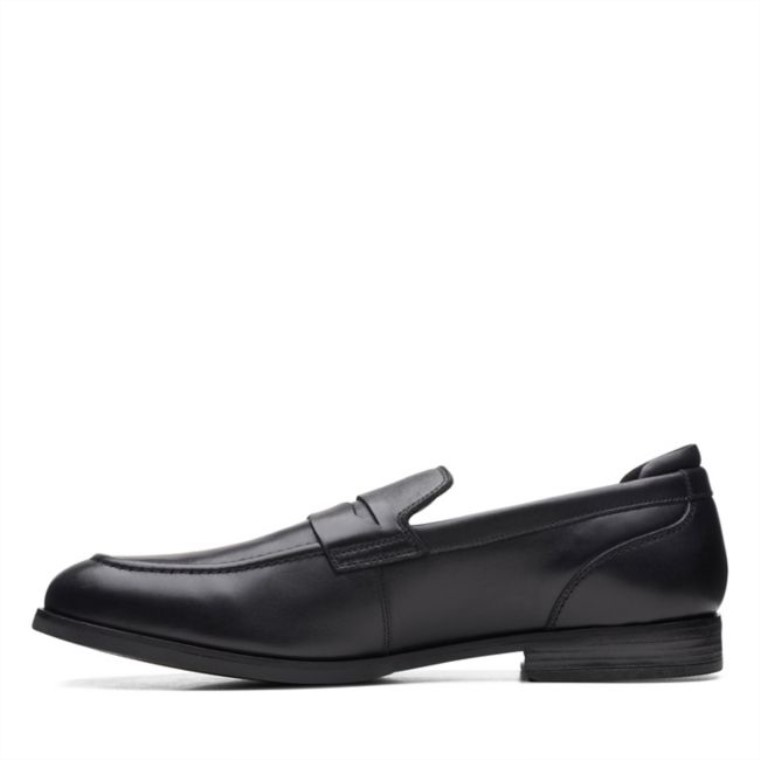 Bradish Ease Cuero Negro Clarks Cuero Negro