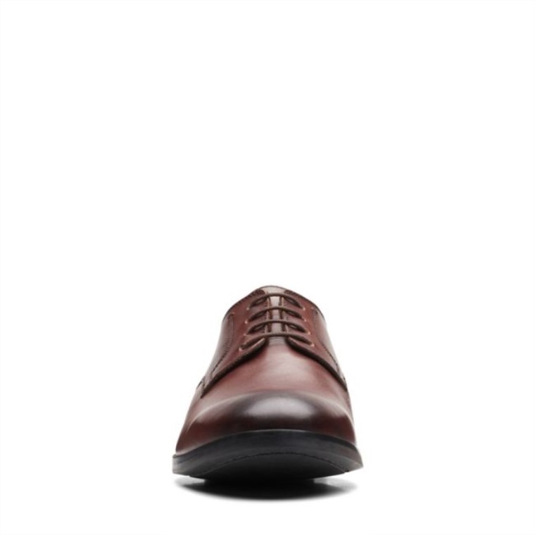 Encaje Bradish Cuero Marrón Clarks Cuero Marrón