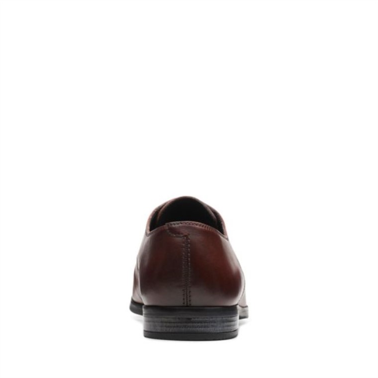 Encaje Bradish Cuero Marrón Clarks Cuero Marrón