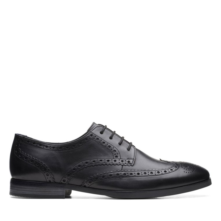 Bradish Limit Cuero Negro Cuero Negro Clarks