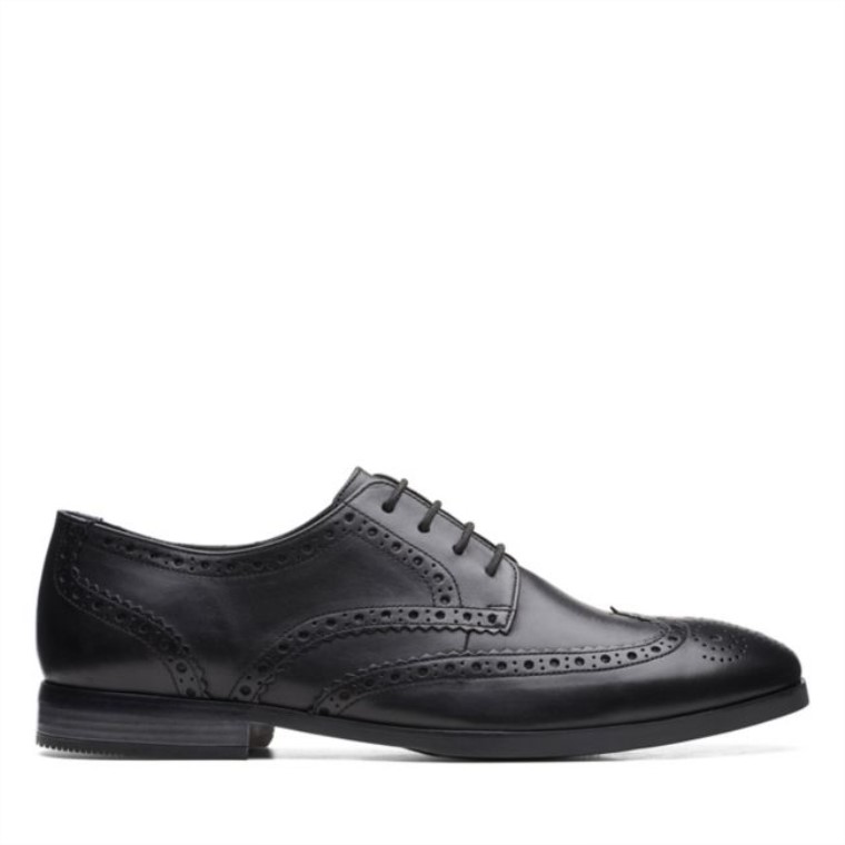 Bradish Limit Cuero Negro Cuero Negro Clarks