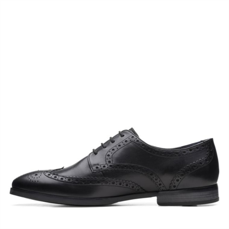 Bradish Limit Cuero Negro Cuero Negro Clarks