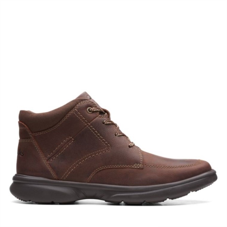 Bradley Marrón Medio Caído Clarks Marrón Caído