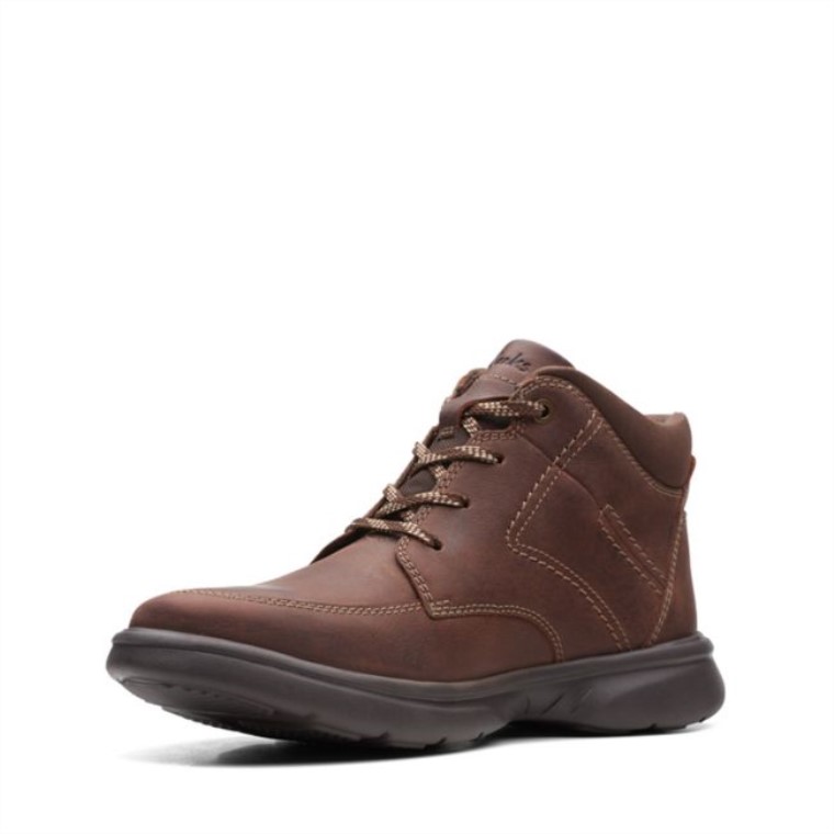 Bradley Marrón Medio Caído Clarks Marrón Caído
