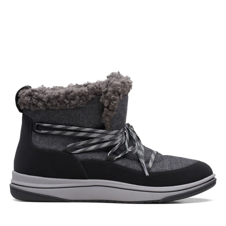 Brisa Glaciar Textil Negro Clarks Textil Negro