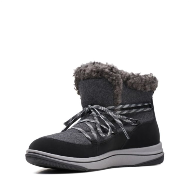 Brisa Glaciar Textil Negro Clarks Textil Negro
