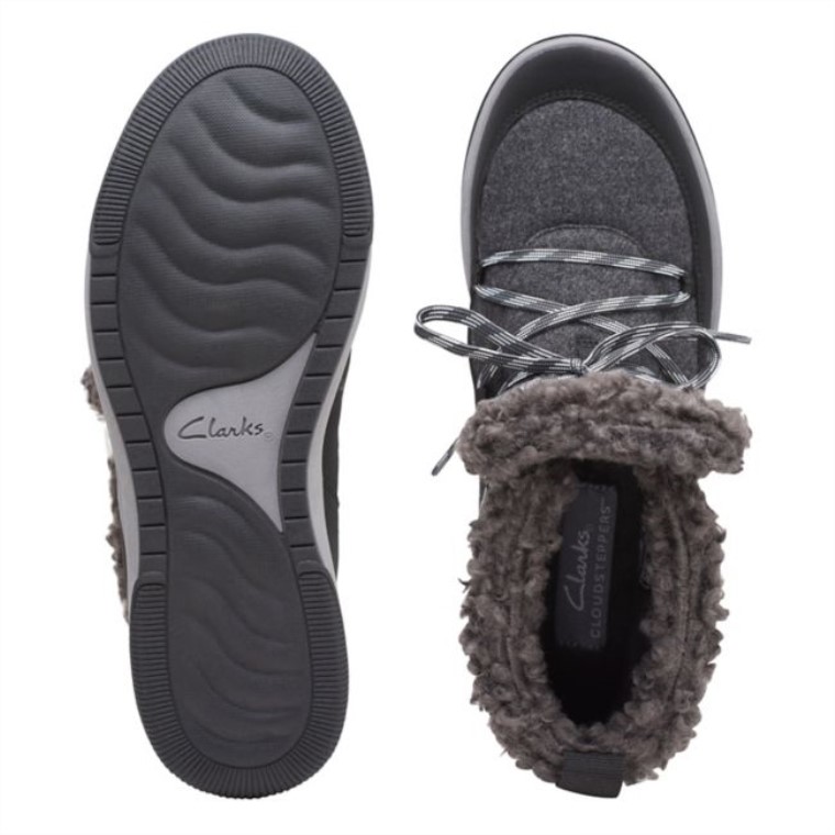 Brisa Glaciar Textil Negro Clarks Textil Negro