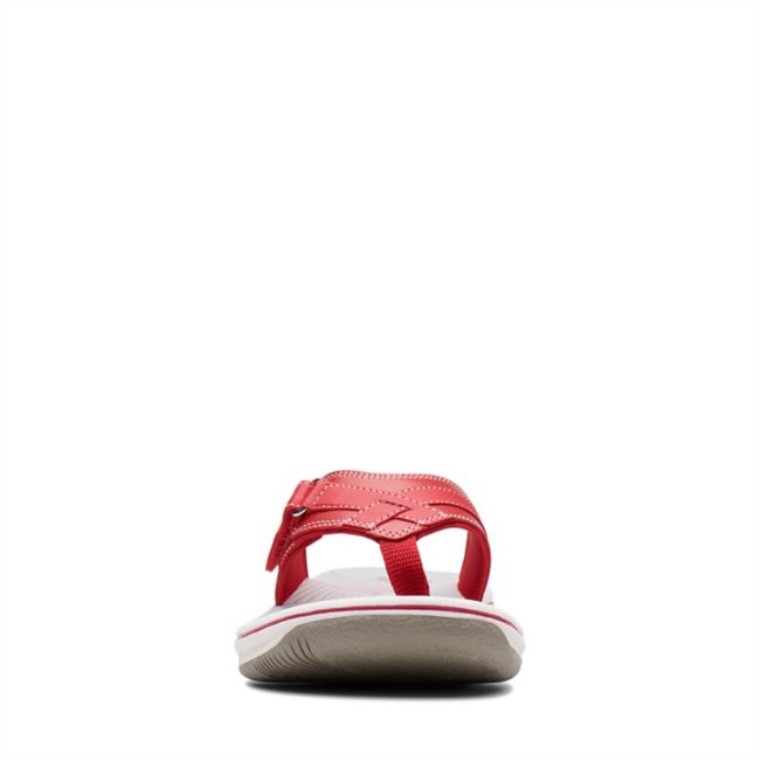 Brisa Mar Rojo Sintetico Rojo Sintetico Clarks