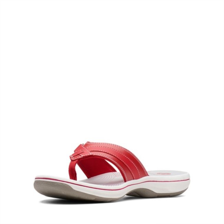 Brisa Mar Rojo Sintetico Rojo Sintetico Clarks