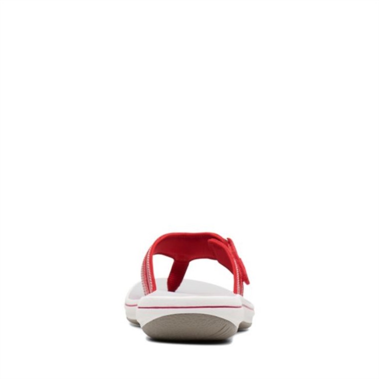 Brisa Mar Rojo Sintetico Rojo Sintetico Clarks