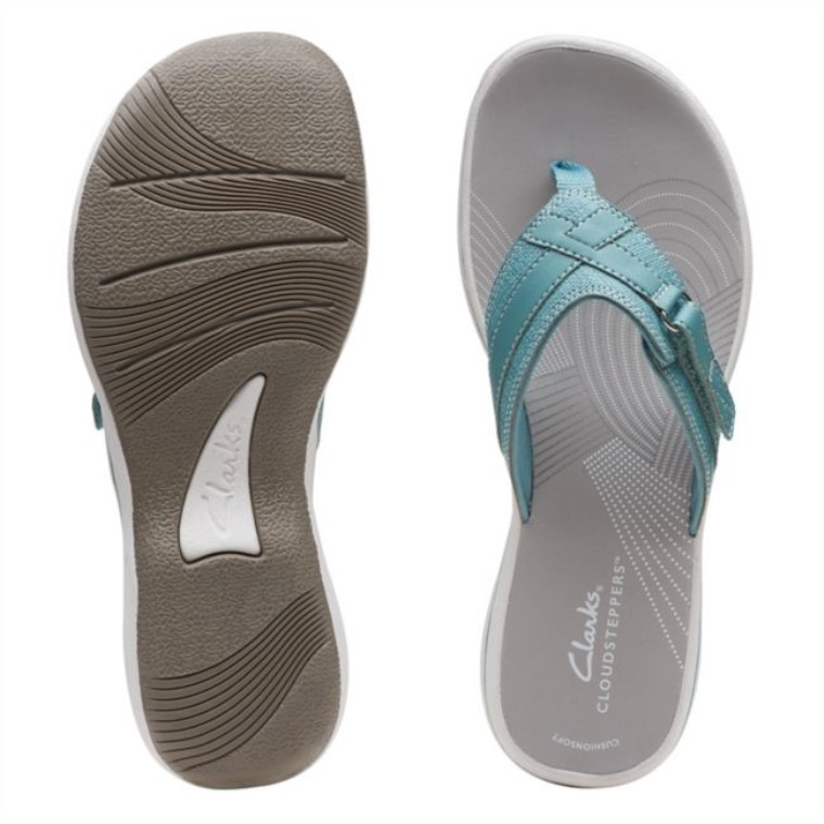 Brisa Marina Verde Azulado Clarks Verde Azulado