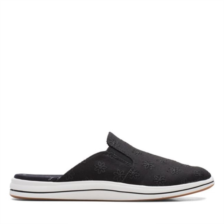 Brisa Orilla Negro Floral Negro Floral Clarks