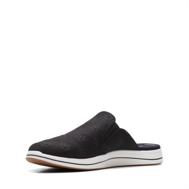 Brisa Orilla Negro Floral Negro Floral Clarks