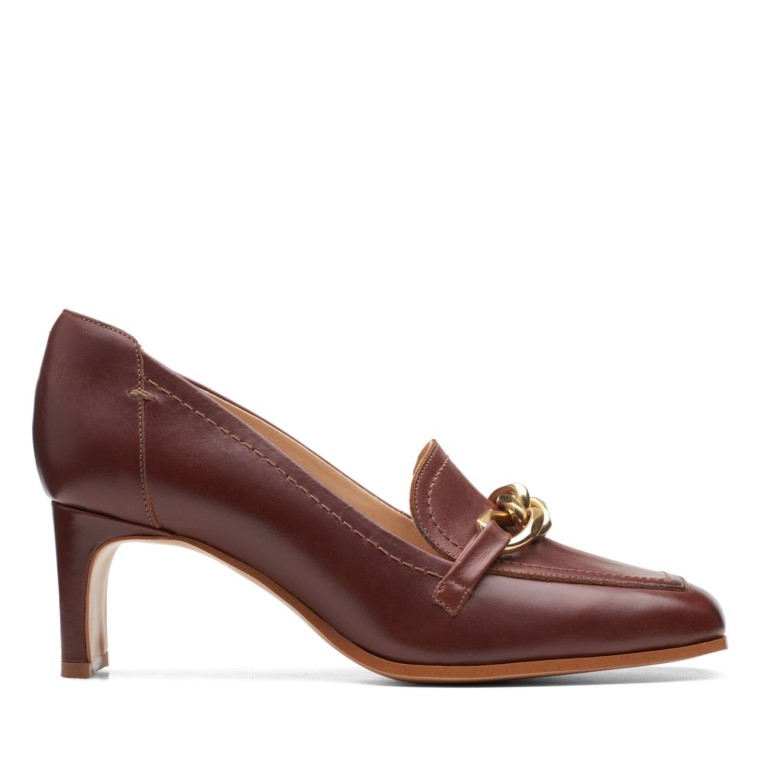 Cuero Marrón Británico Seren 55 Tapiz Cuero Marrón Británico Clarks