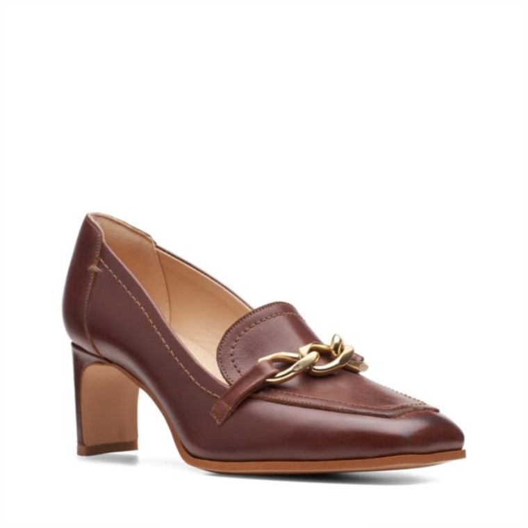 Cuero Marrón Británico Seren 55 Tapiz Cuero Marrón Británico Clarks