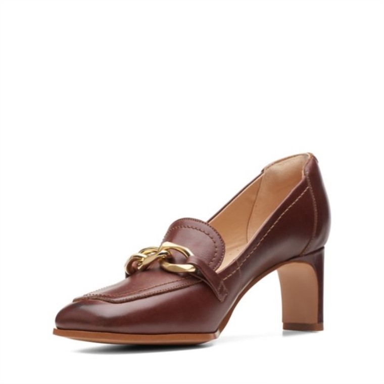 Cuero Marrón Británico Seren 55 Tapiz Cuero Marrón Británico Clarks