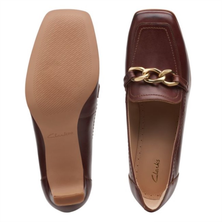 Cuero Marrón Británico Seren 55 Tapiz Cuero Marrón Británico Clarks