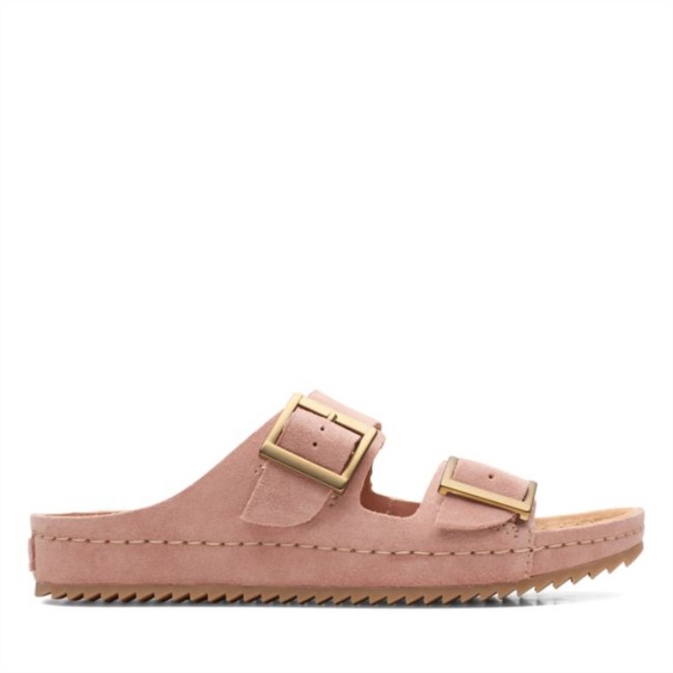 Brookleigh Sol Rosa Gamuza Clarks Rosa Gamuza