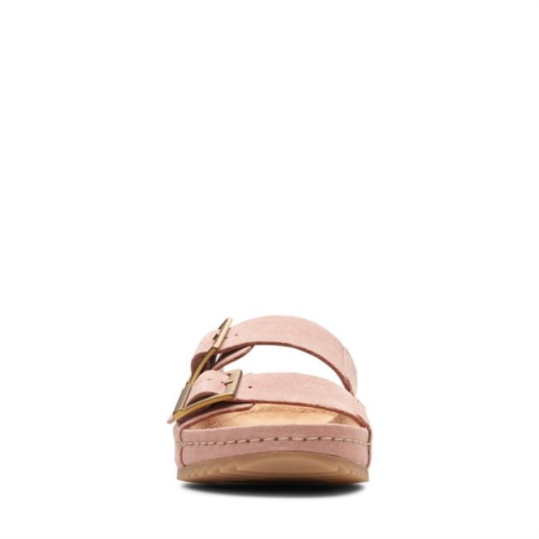 Brookleigh Sol Rosa Gamuza Clarks Rosa Gamuza
