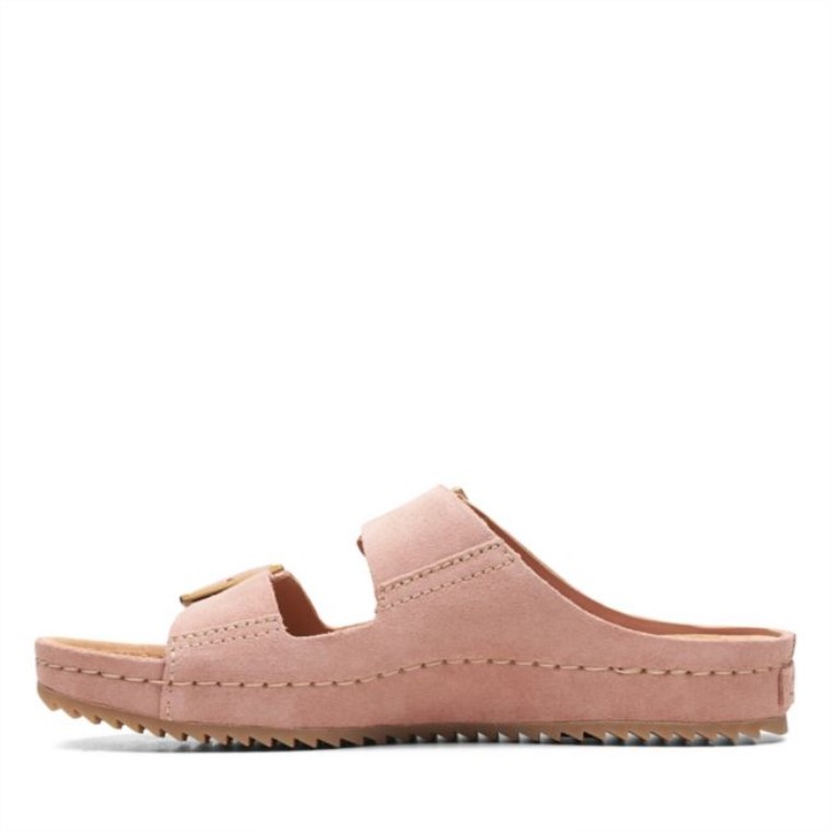 Brookleigh Sol Rosa Gamuza Clarks Rosa Gamuza