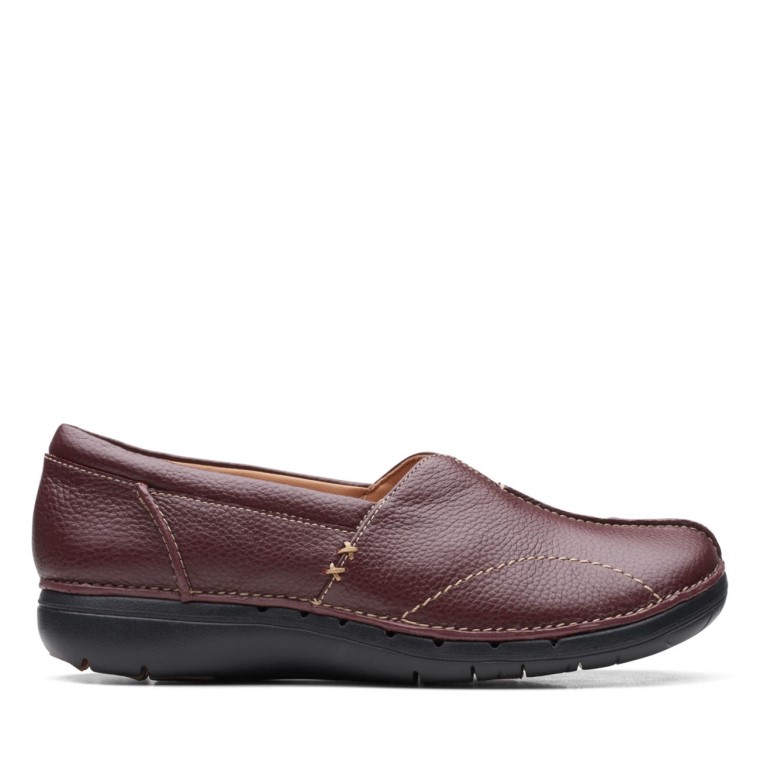 Marrón/rojo Clarks Un Loop Stride Marrón/rojo