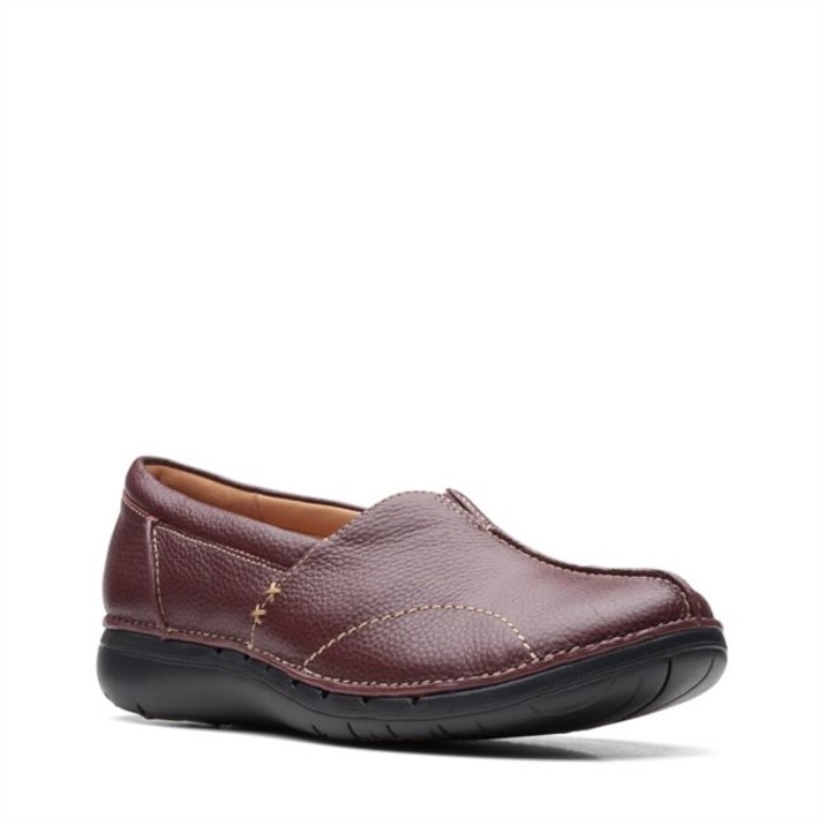 Marrón/rojo Clarks Un Loop Stride Marrón/rojo