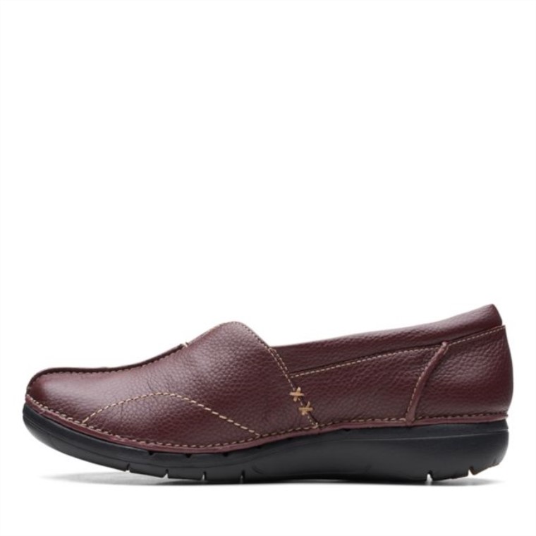 Marrón/rojo Clarks Un Loop Stride Marrón/rojo