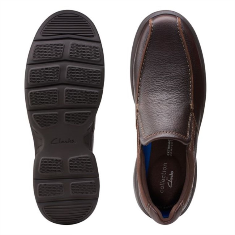 Brown Tumbled Bradley Step Brown Tumbled Clarks