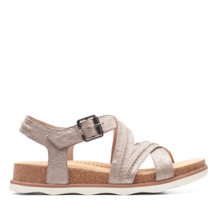 Brynn Ave Taupe Metalizado Clarks Taupe Metalizado