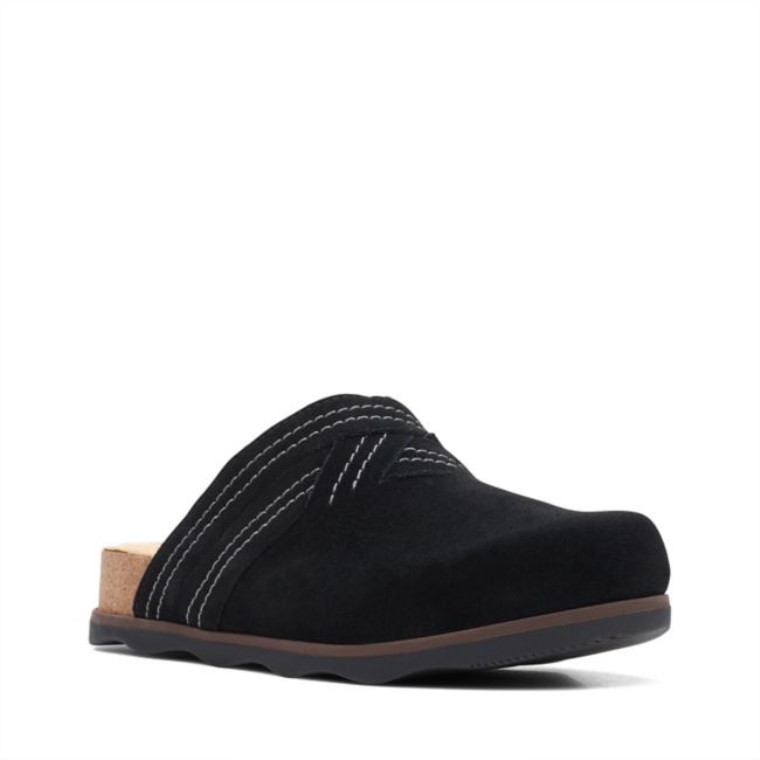 Brynn Glide Ante Negro Ante Negro Clarks