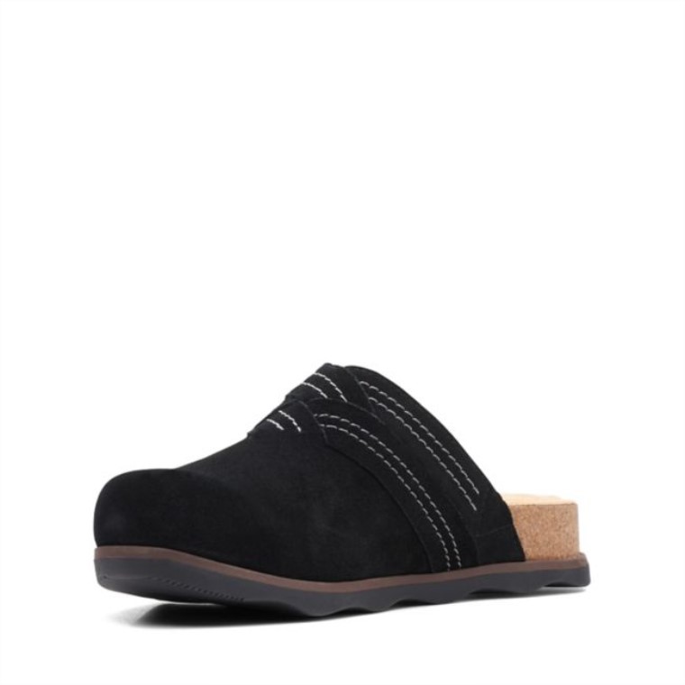Brynn Glide Ante Negro Ante Negro Clarks