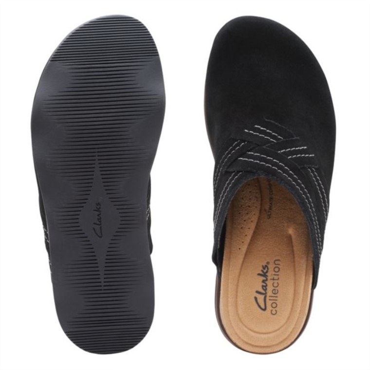 Brynn Glide Ante Negro Ante Negro Clarks